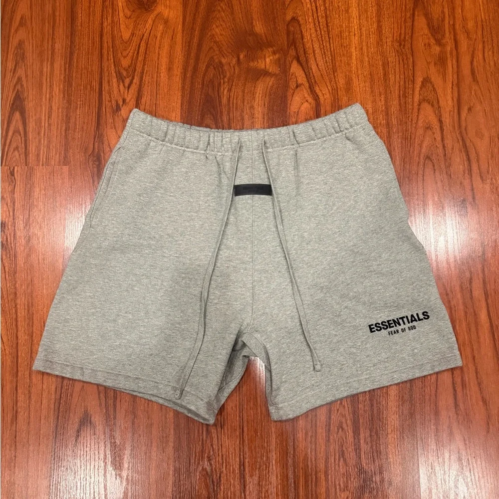 Essentials Gray Men's Shorts - Picture 1 of 4
